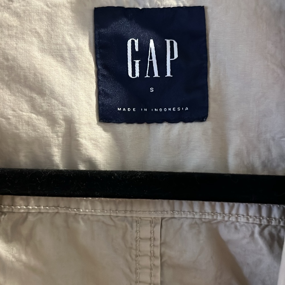 Gap Khaki Button Front Jacket. Size Small. - image 2
